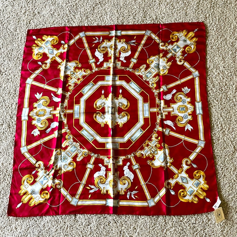 Authentic Wathne Silk Scarf